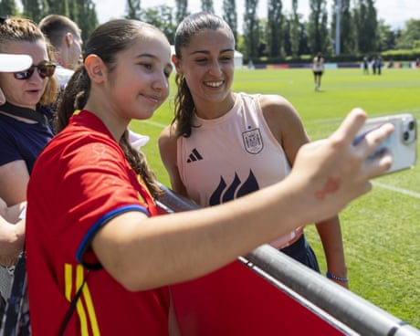 Women’s Euro 2025: favourites Spain enter fray after Swiss slip on opening night – live
