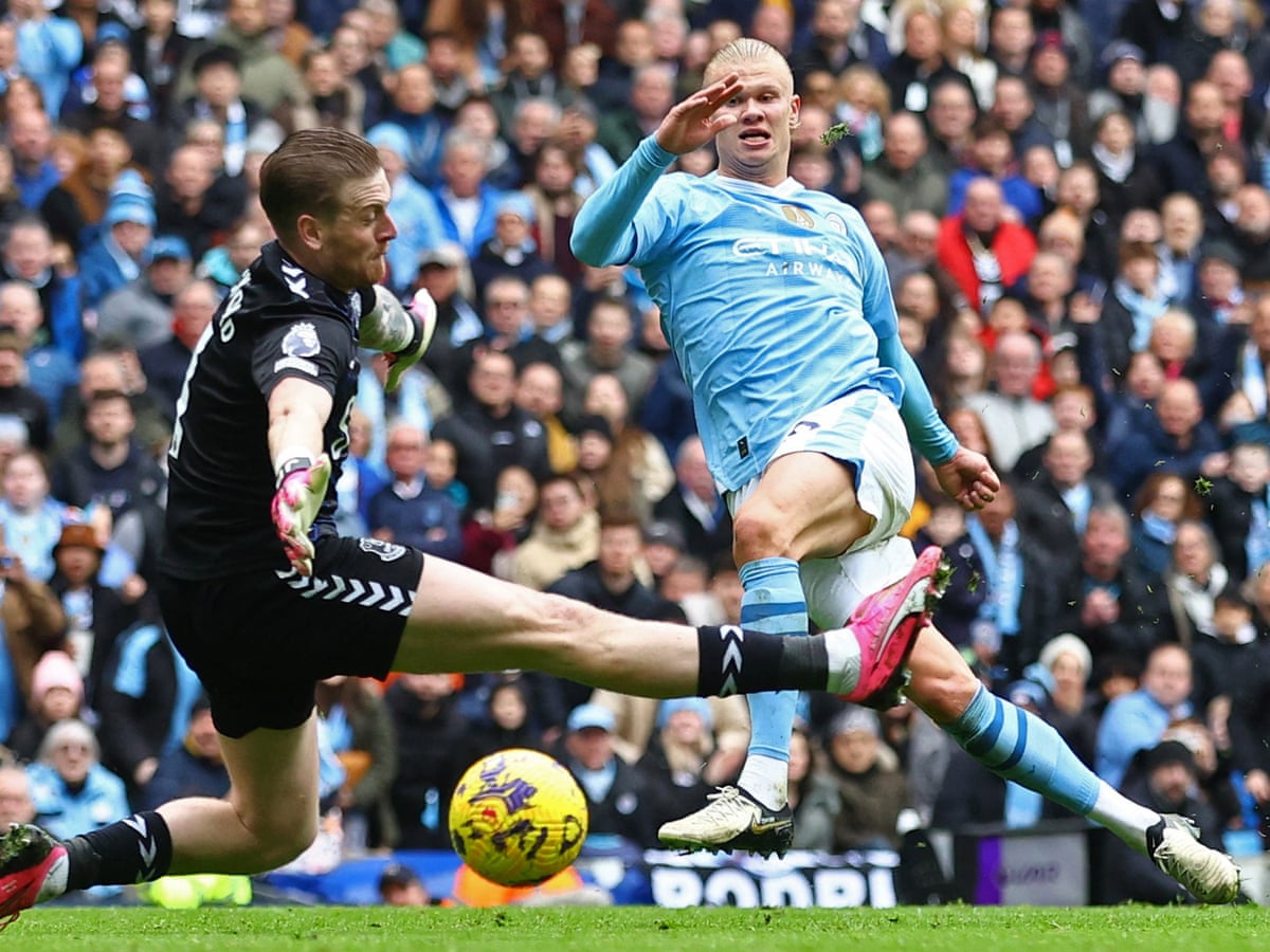 Manchester City 2-0 Everton: Premier League – as it happened | Premier League | The Guardian