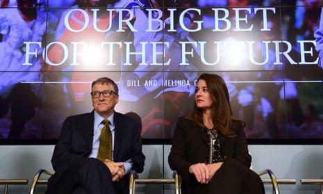 Bill and Melinda Gates at an event in Brussels, Belgium, earlier this year. 