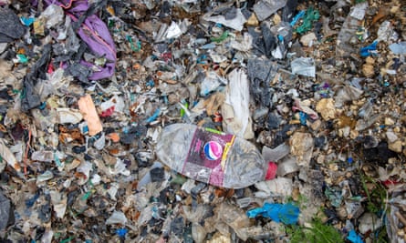 Plastic waste found by Greenpeace in Adana province in Turkey