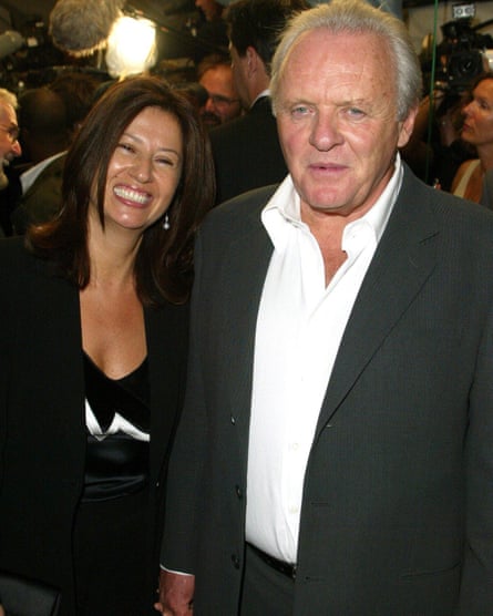 Hopkins with his wife, Stella.