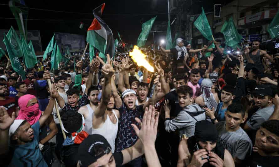 Celebrations in Gaza City