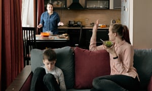 A family dispute over the dinner table