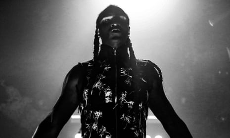 Magnetic man … Maxim of the Prodigy performing in Liverpool.
