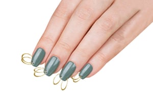 Pierced fingernails
