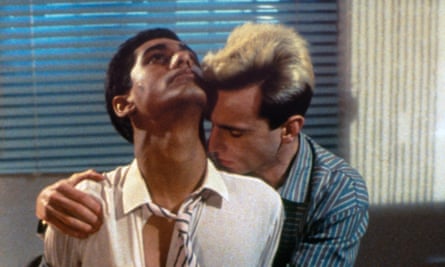 Statement about Thatcher’s England … Gordon Warnecke and Daniel Day-Lewis in My Beautiful Laundrette.