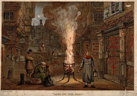 Great Plague In LondonGreat Plague in London, 1665. Private Collection. Artist Anonymous. (Photo by Fine Art Images/Heritage Images/Getty Images)