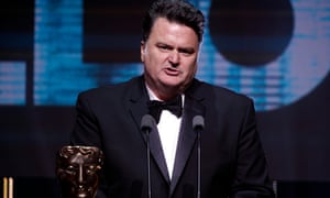 ‘We need new voices, new perspectives’ … Tim Schafer accepts the Bafta fellowship.