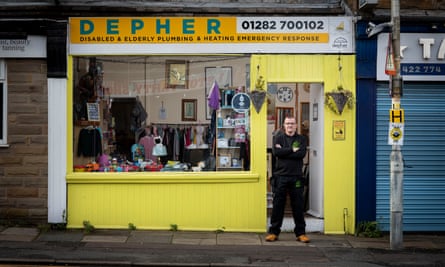 James Anderson, photographed at his office for Depher in Burnley