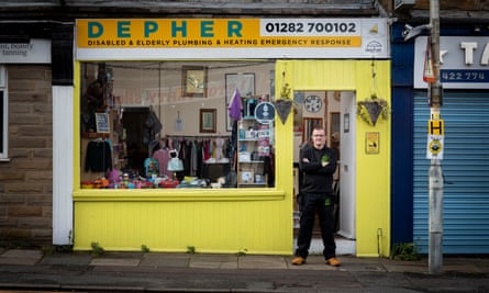 James Anderson, photographed astatine his bureau for Depher successful Burnley