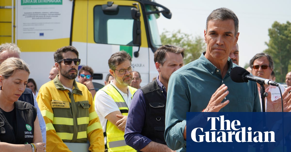 Deadly wildfires show Spain must better prepare for climate crises, says Sánchez