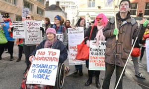 ‘The DWP launched the tests for personal independence payments by bragging that half a million people would lose their benefits by the end of it and last year it slashed employment and support allowance on the premise it would be an “incentive” get a job.’