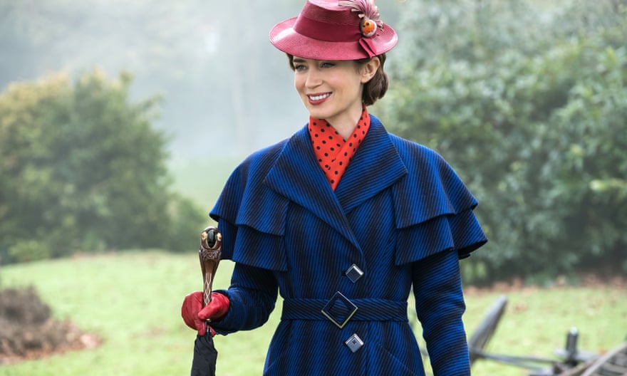 Emily Blunt in Mary Poppins Returns.