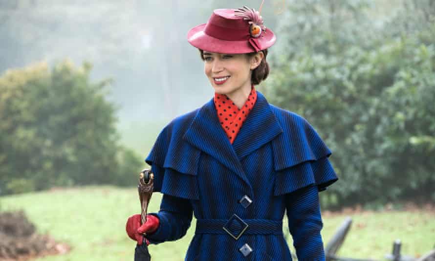 Emily Blunt in Mary Poppins Returns.