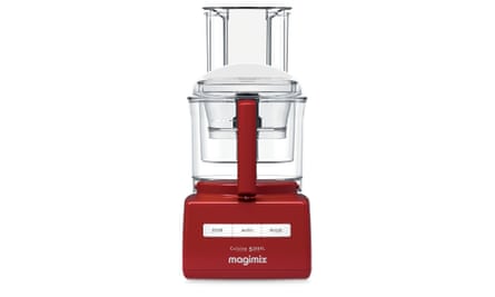 The Magimix 5200xl premium food processor in red