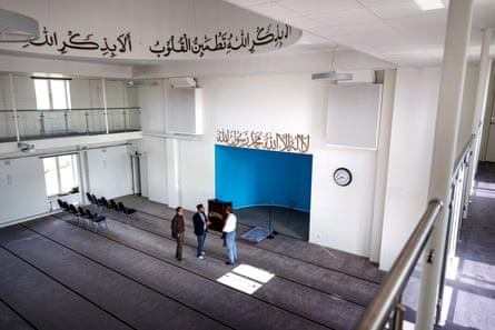 Virk in Mahmood mosque, Malmö.