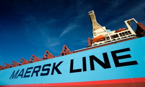 A Maersk Line container ship