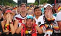 Berlin feature FIFA World Cup 2018<br>epa06844872 German fans react in the final minutes of the game as they watch their national team losing the FIFA World Cup 2018 match against South Korea at the public viewing area in front of the Brandenburg Gate in Berlin, Germany, 27 June 2018. EPA/OMER MESSINGER