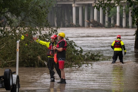 Search and Rescue teams in Comfort, Texas.