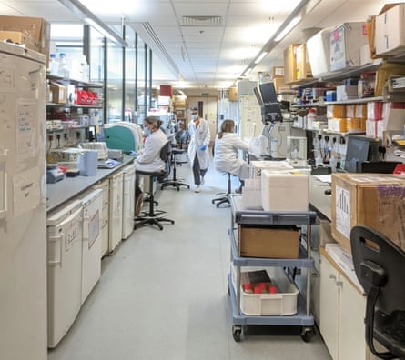 Researchers working in the Jenner Institute, part of the Nuffield Department of Medicine at the University of Oxford