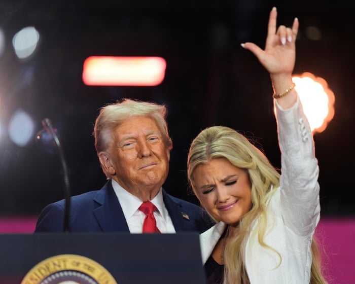 Charlie Kirk memorial melds religious revival and political rally – video