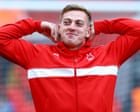Nottingham Forest’s Liam Delap: ‘I play at my best on the edge of being horrible’