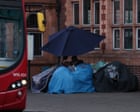 ‘The city isn’t built for heat’: how extreme weather puts London’s rough sleepers at risk