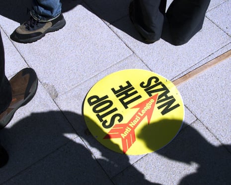 ANTI NAZI LEAGUE RALLY IN OLDHAM.
