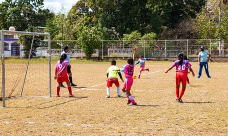 Girls United in a match in Mexico.