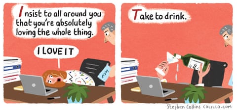 cartoon by stephen collins about an emergency alert on phones, panel 6
