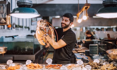 Popular with locals: Marisco na Praça restaurant.