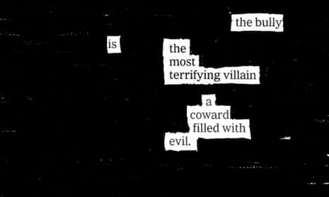 A section of The Bully, from Newspaper Blackout By Austin Kleon