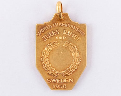 Pele's 1958 World Cup Final winners medal, which will go under the hammer this month.