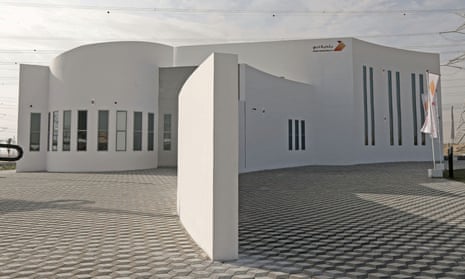 A 3D-printed building in Dubai.