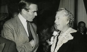 Polymath ... Agatha Christie with her publisher Billy Collins.