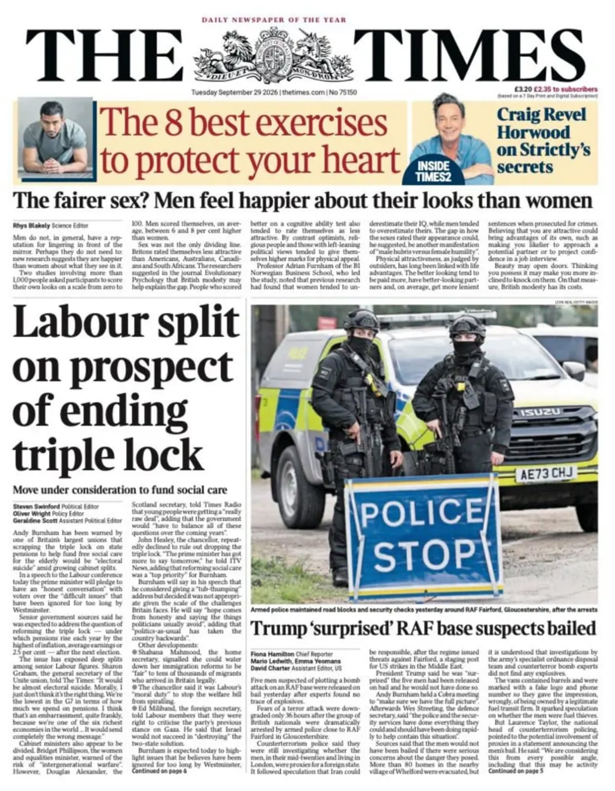 Times splash