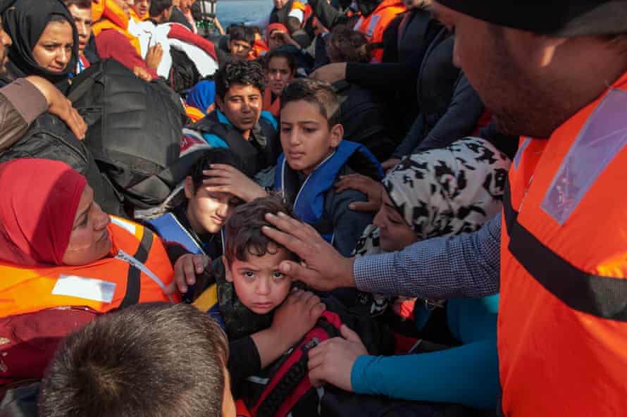 About 50 refugees made the crossing in a boat designed to carry 12 people.