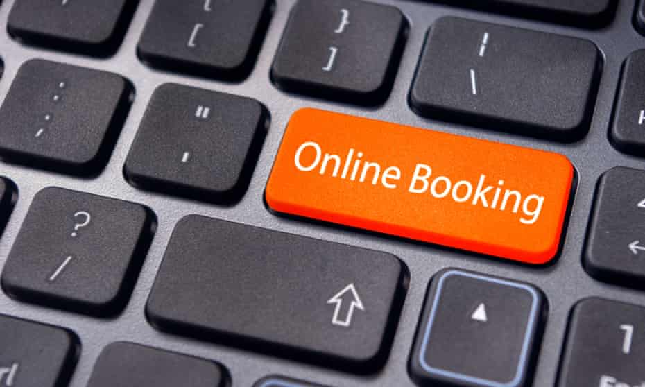Booking online with Expedia was three times the cost.