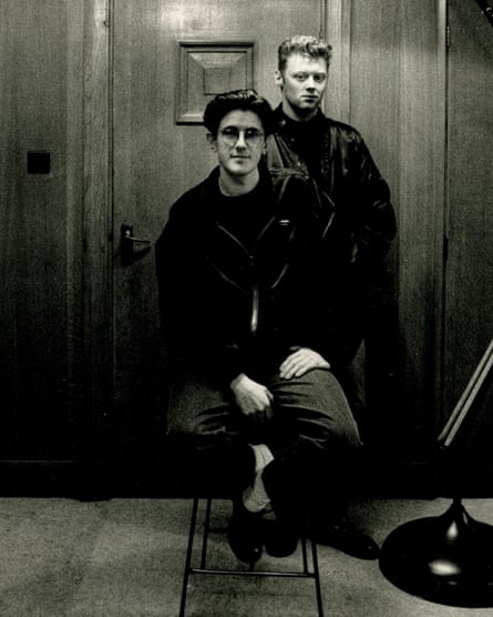 Ian Anderson, left, and Nick Phillips in 1986.