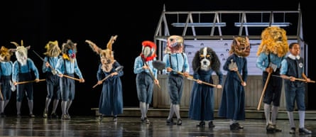 Malakhai Bayoh (Oberto), far right, in Alcina at the Royal Opera House.