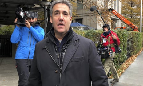 Michael Cohen arrives at federal court, in New York, on 22 November after completing his three-year prison sentence.