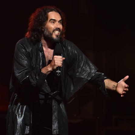 Russell Brand in Los Angeles, January 2020.