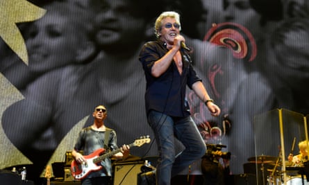 Palladino performing with the Who at the Desert Trip festival, California, 9 October 2016.