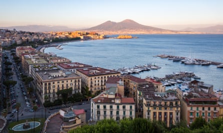 Naples Bay to Vesuvius.