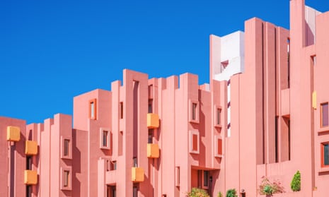 Ricardo Bofill’s La Muralla Roja building in Calpe, Spain.