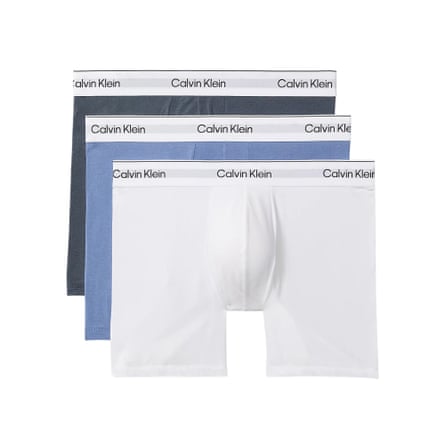 Calvin Klein 3 Pack Boxer Briefs; Icon Cotton Stretch