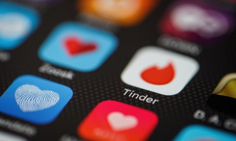 Dating apps on a smartphone