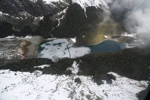 A view from the Routeburn track. Pavlina Pizova and Ondrej Petr began hiking the route before losing their way and Petr slipped to his death.