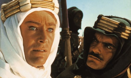 Peter O’Toole and Omar Sharif in David Lean’s Lawrence of Arabia, 1962. Coates turned down Stanley Kubrick’s Lolita in order to work with Lean.