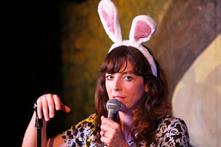 Christie at the Stand comedy club at the Edinburgh fringe in 2014.